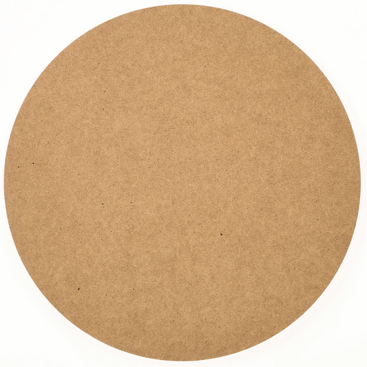 Premium MDF Round Craft Blanks – Laser Ready Circles with hanger holes